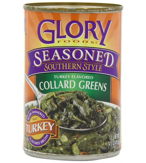 Glory Foods Turnip Greens Turkey Flavored (12x14.5Oz)