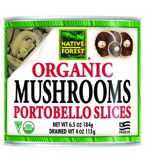 Native Forest Organic Sliced Portobello Mushrooms (12x7Oz)