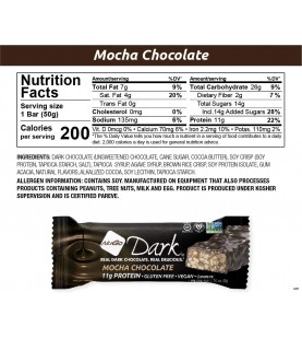 Nugo Nutrition Bar Dark Mocha Chocolate Bar (12x50 GM)