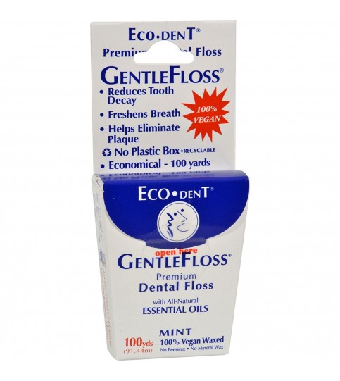 Eco-Dent Gentle Floss Dental Floss (6x100 YD)