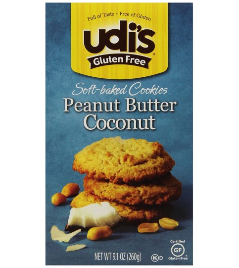 Udi's Gluten Free Peanut Butter Coconut Cookie (6x9.17OZ )