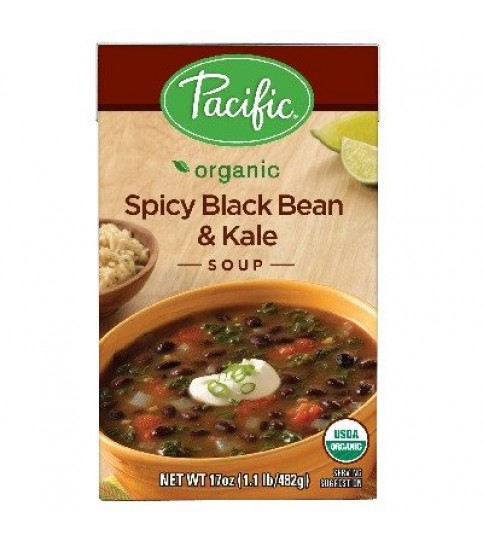 Pacific Natural Foods Black Bn/Kale Soup (12x17OZ )