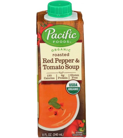 Pacific Natural Foods Roasted Red Pepper & Tomato Soup (12X8 OZ)