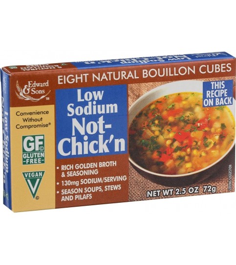 Edward & Sons No Chicken Boulln Lowsod (12x2.5OZ )