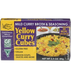 Edward & Sons Yellow Curry Boulln Cube (12x2.9OZ )