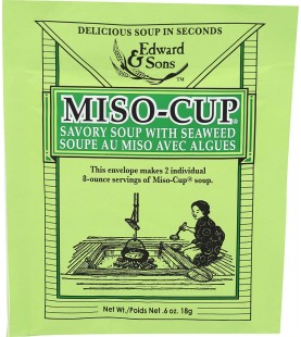 Edward & Sons Miso Cup Seaweed (24x0.7OZ )